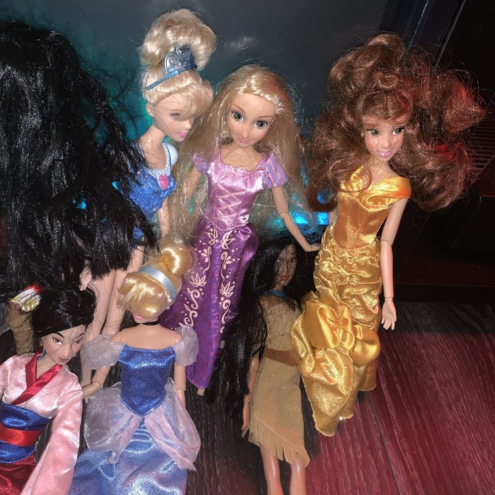 Disney Princess Dolls Lot of 13  Mattel - Picture 3 of 9